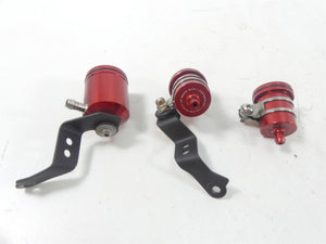 2008 Ducati Hypermotard 1100S Rizoma Clutch Brake Fluid Reservoir Set CT017R