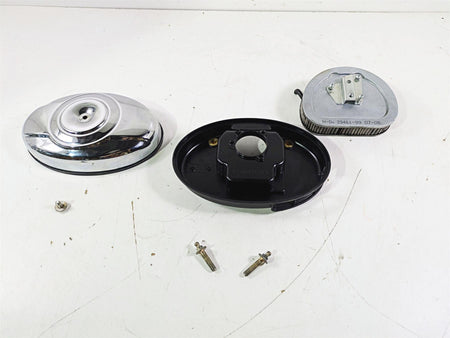 2009 Harley FXCWC Softail Rocker Air Cleaner Breather Filter Set 29581-08 {{ shop.shopifyCountryName }} - Mototech271