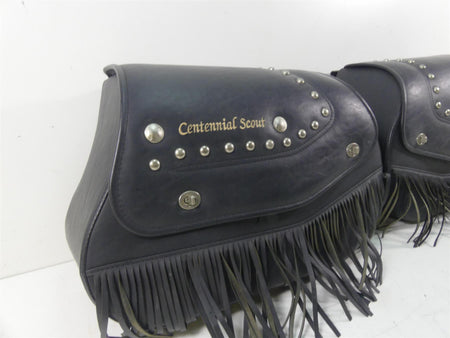2001 Indian Centennial Scout Oem Leather Saddle Bag Saddlebag Set {{ shop.shopifyCountryName }} - Mototech271