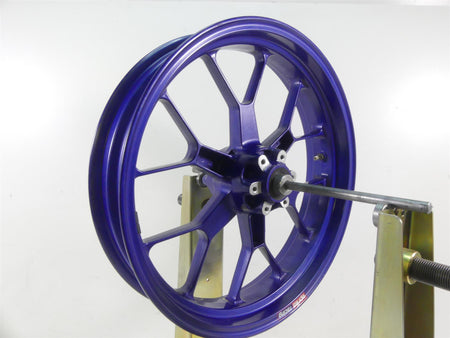 2004 Aprilia RSV1000 R Mille Straight Blue Front Wheel Rim 17x3.5 AP8108675 {{ shop.shopifyCountryName }} - Mototech271