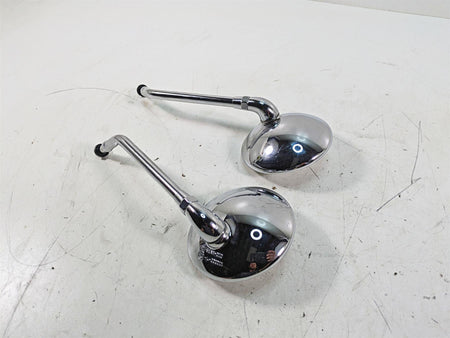 2011 Triumph America Round Rear View Mirror Set - Read T2066682 T2043439 {{ shop.shopifyCountryName }} - Mototech271