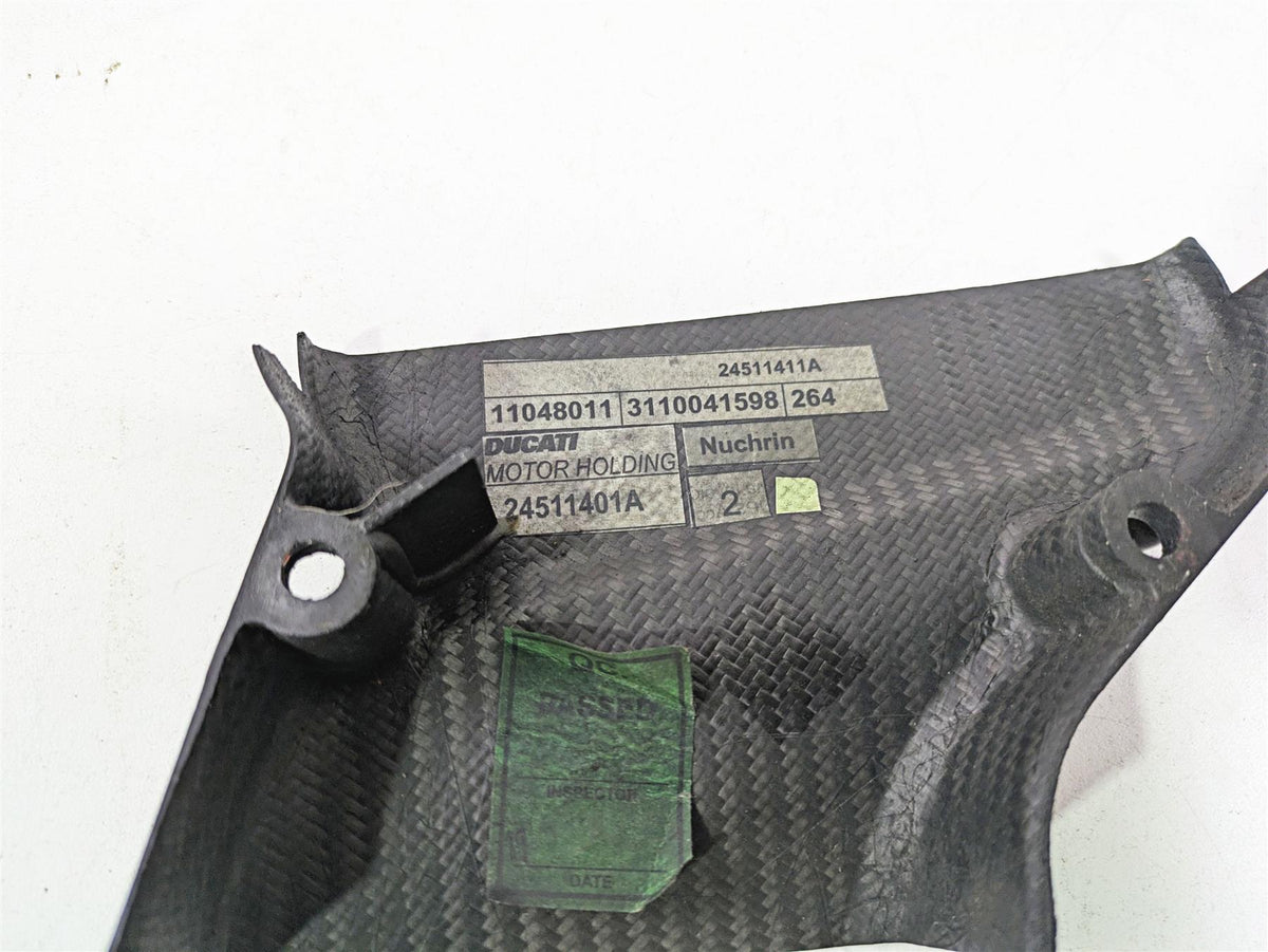 2013 Ducati Hypermotard 821 SP Carbon Fiber Timing Belt Cover Set 24511401A {{ shop.shopifyCountryName }} - Mototech271