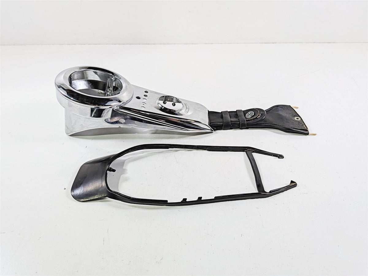 2005 Harley Softail FLSTFSE CVO Fat Boy Chrome Tank Dash Cover Console 71259-05-Mototech271