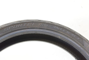 Used Front Tire Metzeler Sportec M5 Interact 110/70-17 DOT1817 2409800