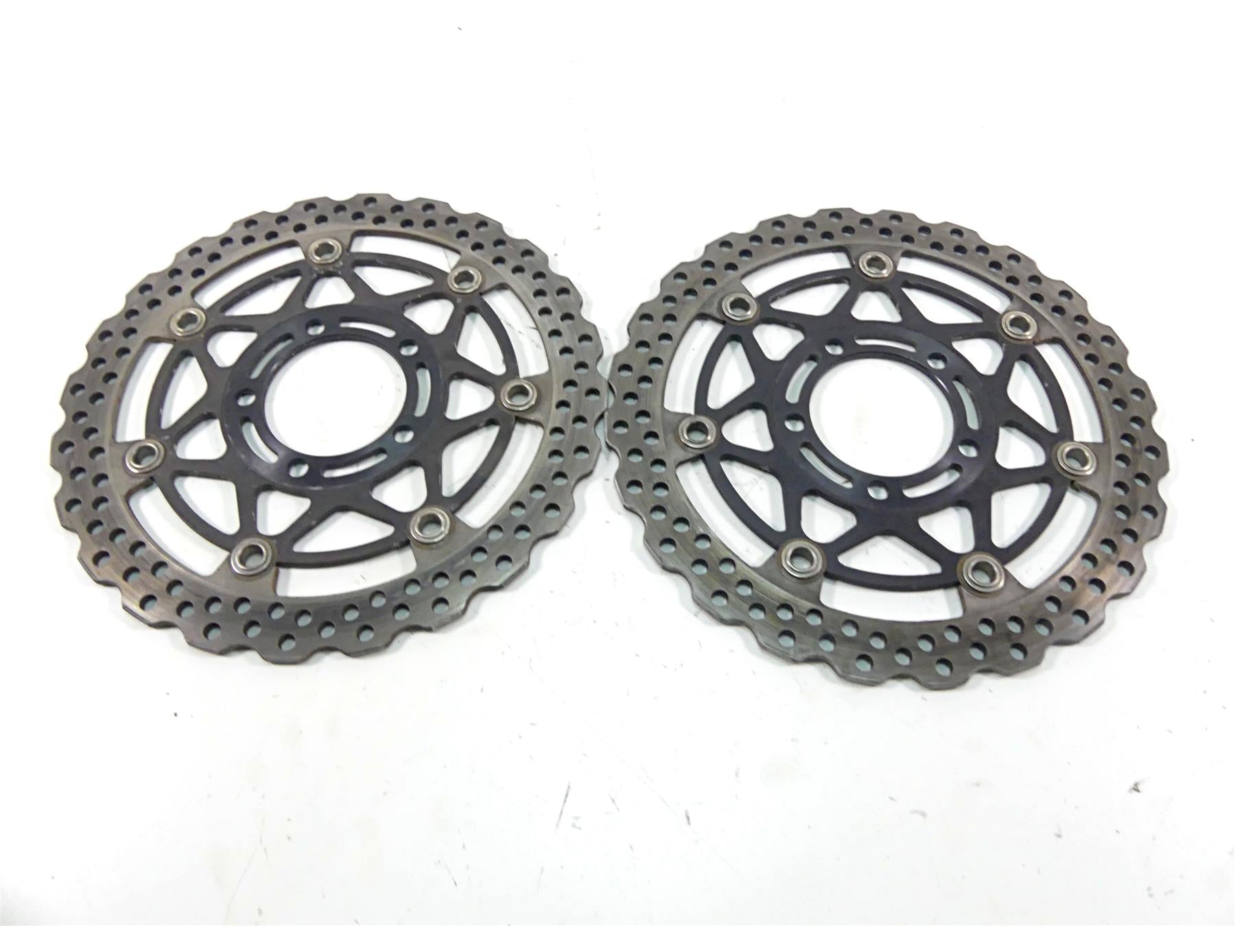 2010 Kawasaki ZX1400 ZX14 R Ninja Front Brake Rotor Disc Set 41080-0102-5C {{ shop.shopifyCountryName }} - Mototech271