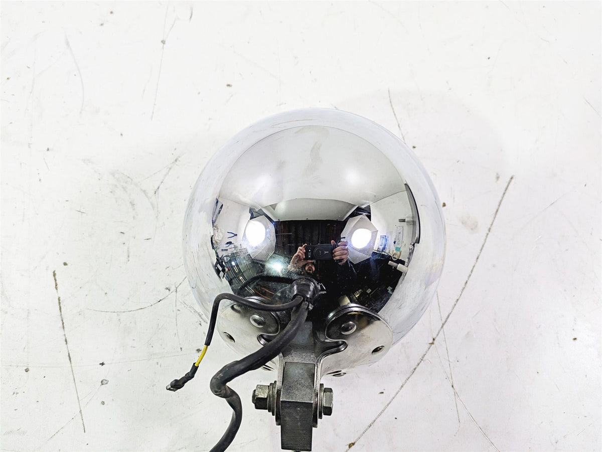 2004 Harley Softail FLSTF Fat Boy Headlight Iron Cross Skull + Visor 67903-00 {{ shop.shopifyCountryName }} - Mototech271