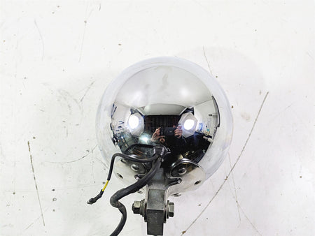2004 Harley Softail FLSTF Fat Boy Headlight Iron Cross Skull + Visor 67903-00 {{ shop.shopifyCountryName }} - Mototech271