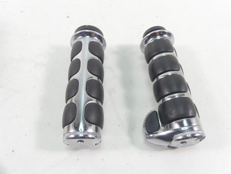 2012 Harley Touring FLHX Street Glide Fly Ride By Wire Chrome Hand Grip Set {{ shop.shopifyCountryName }} - Mototech271