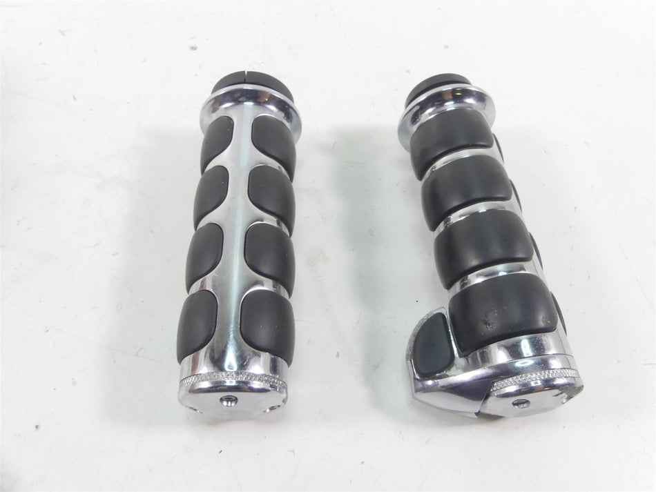2012 Harley Touring FLHX Street Glide Fly Ride By Wire Chrome Hand Grip Set {{ shop.shopifyCountryName }} - Mototech271