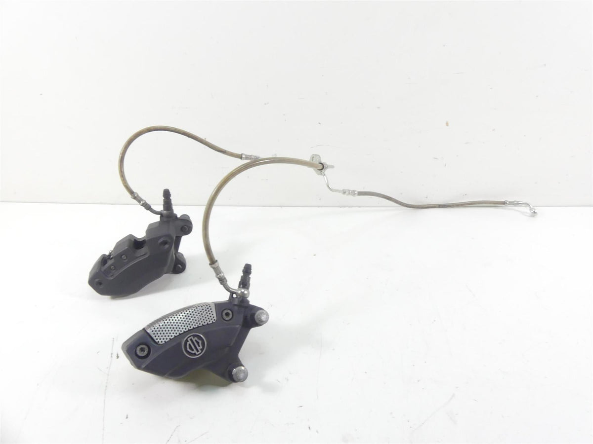 2011 Harley VRSCF Muscle Rod Front Brake Caliper + Lines Set 44732-08 44731-08 {{ shop.shopifyCountryName }} - Mototech271