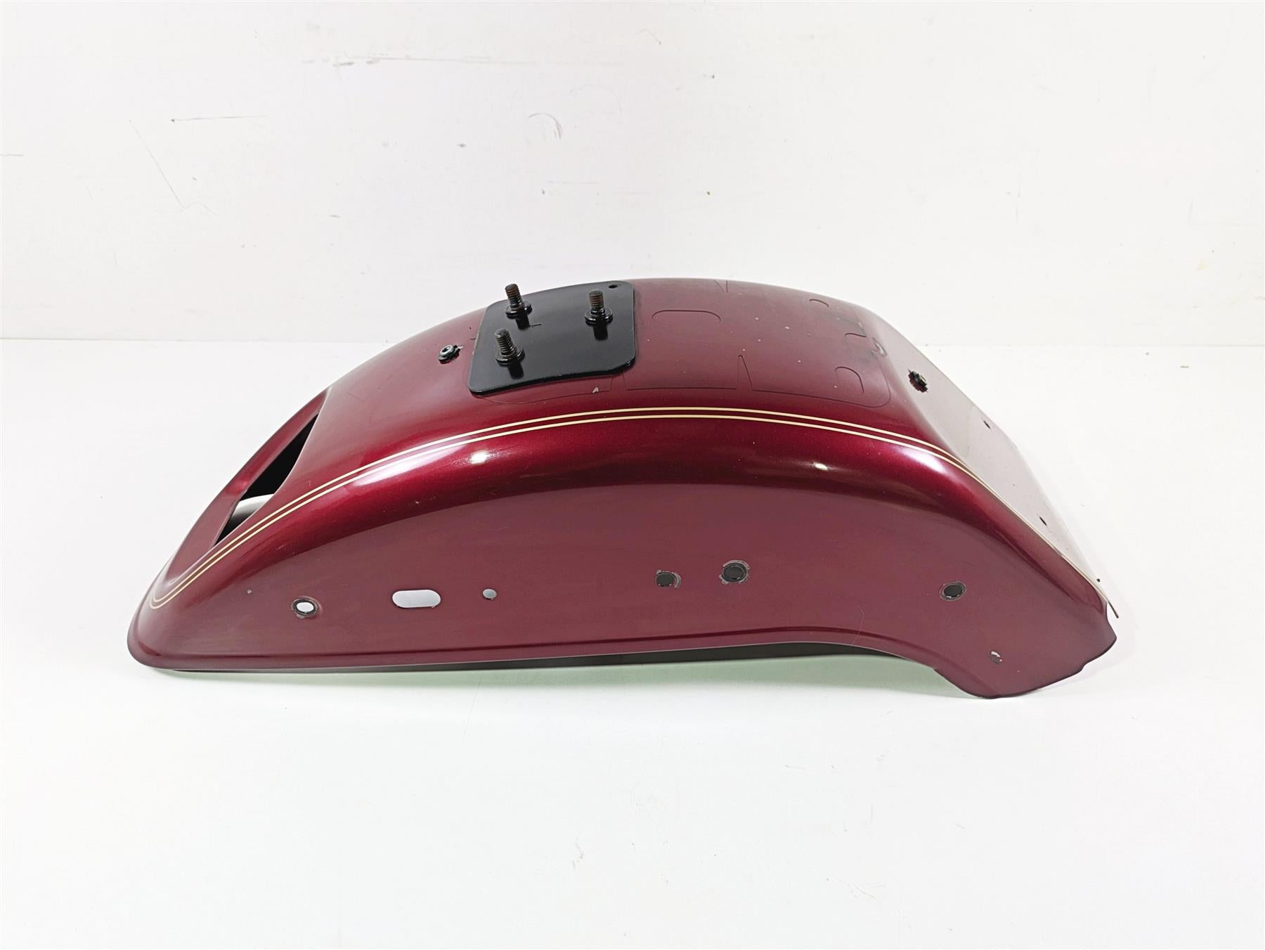 2004 Harley Softail FXSTDI Deuce Rear Fender Lava Red Sunglo & Stripe 59759-00