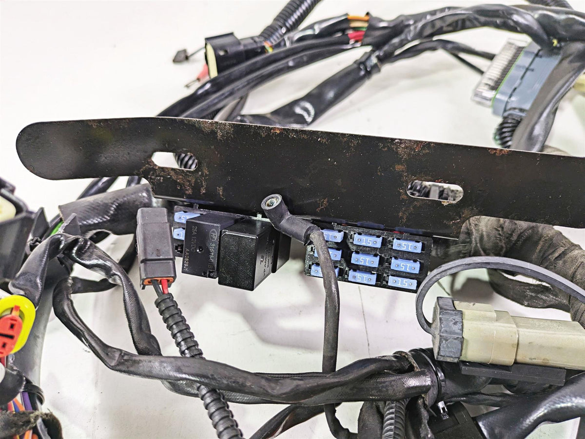 2009 Harley FXCWC Softail Rocker Main Wiring Harness Loom - No Cuts 70452-08 {{ shop.shopifyCountryName }} - Mototech271