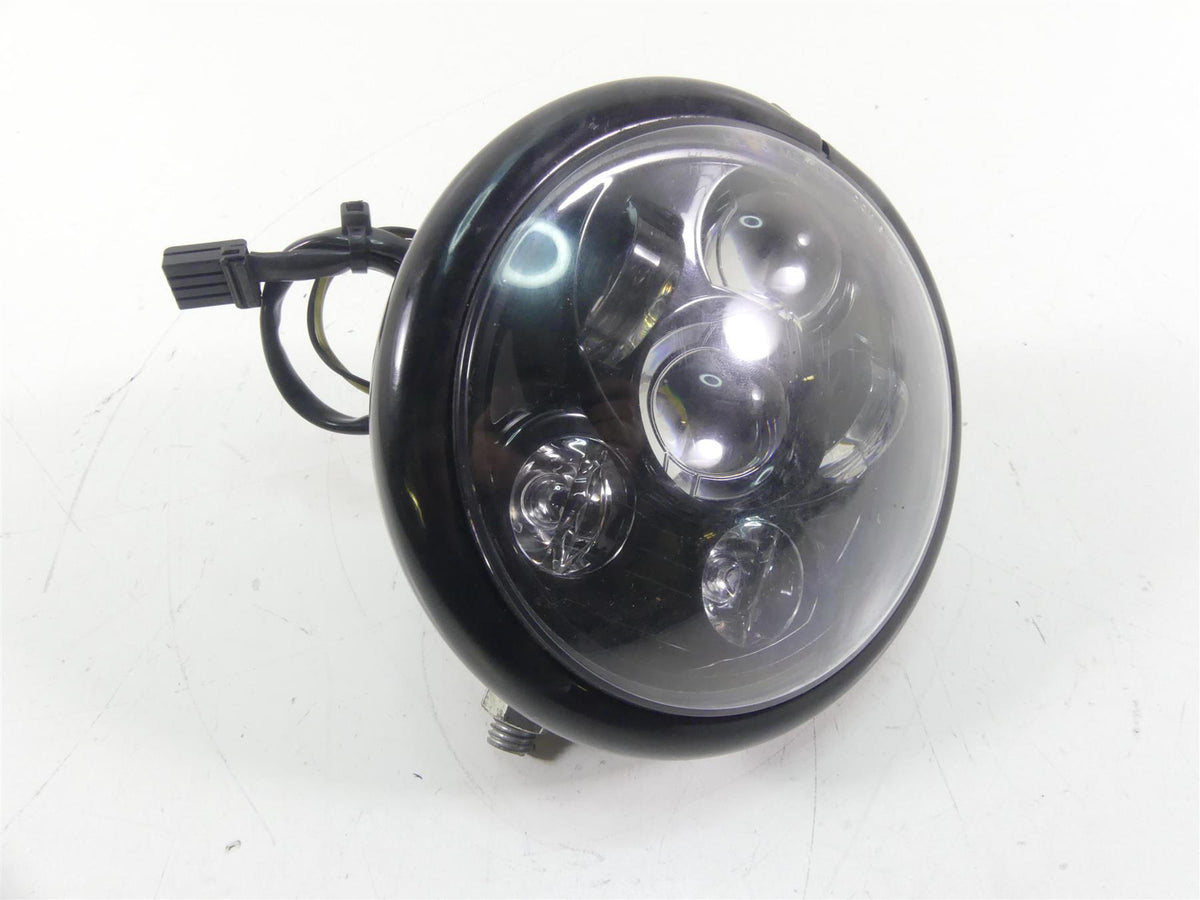 2009 Harley XR1200 Sportster Headlight Head Light Led Lamp + Bucket 69698-07A {{ shop.shopifyCountryName }} - Mototech271