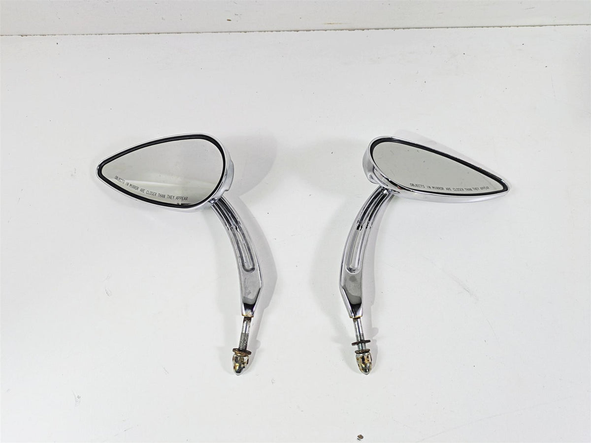 2007 Harley Sportster XL1200 C Willie G Skull Teardrop Mirrors 91315-04 {{ shop.shopifyCountryName }} - Mototech271