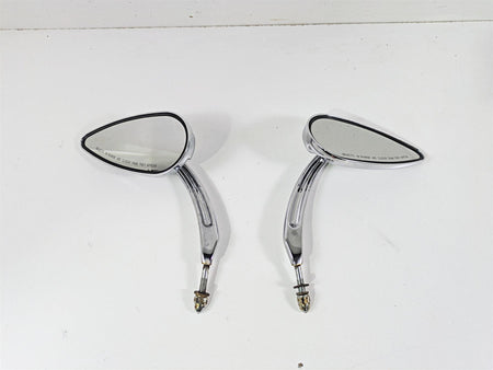 2007 Harley Sportster XL1200 C Willie G Skull Teardrop Mirrors 91315-04 {{ shop.shopifyCountryName }} - Mototech271