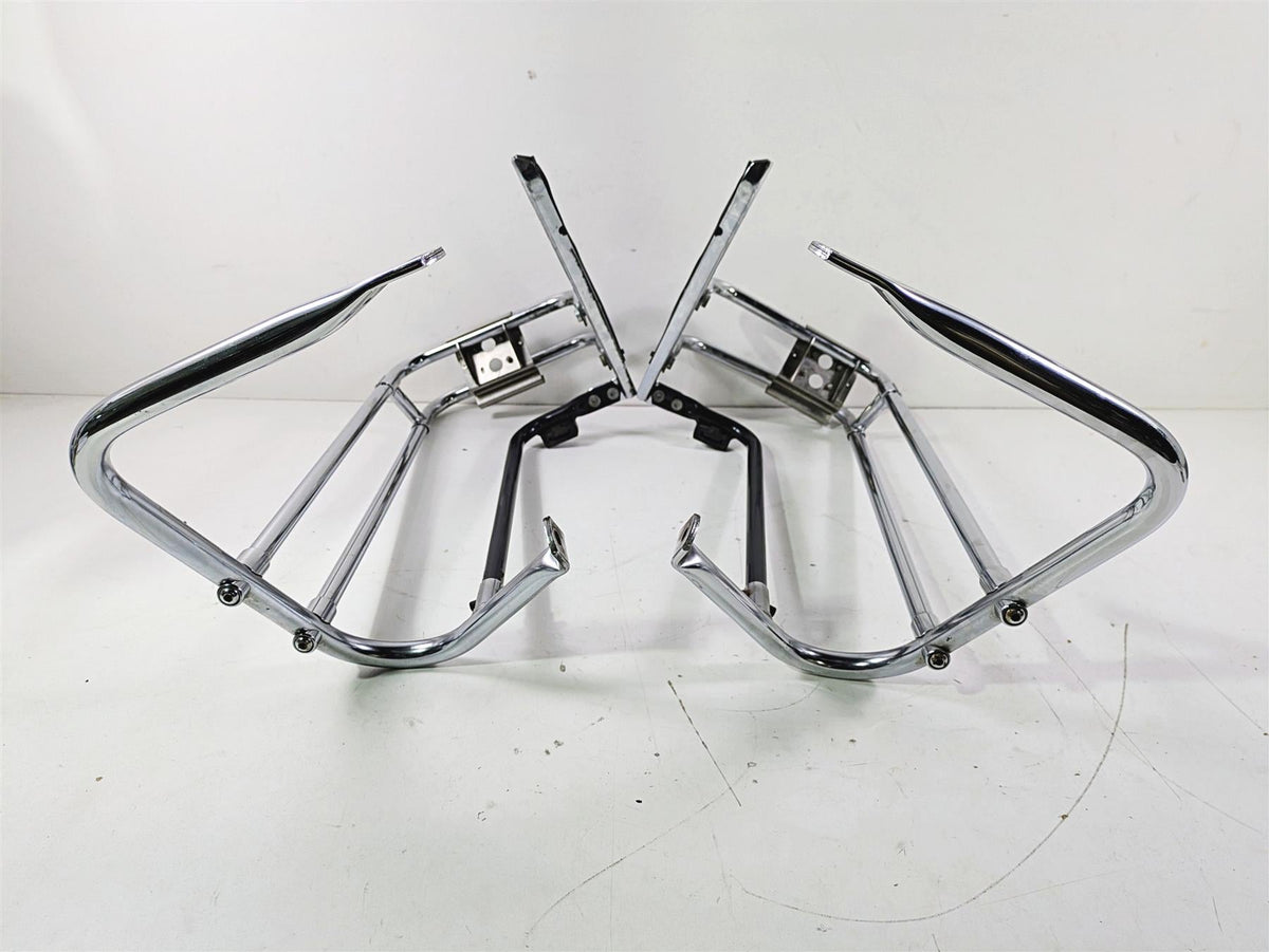 2008 Harley Touring FLHTP Electra Glide Saddlebag Guard Rail Set 49188-97 {{ shop.shopifyCountryName }} - Mototech271