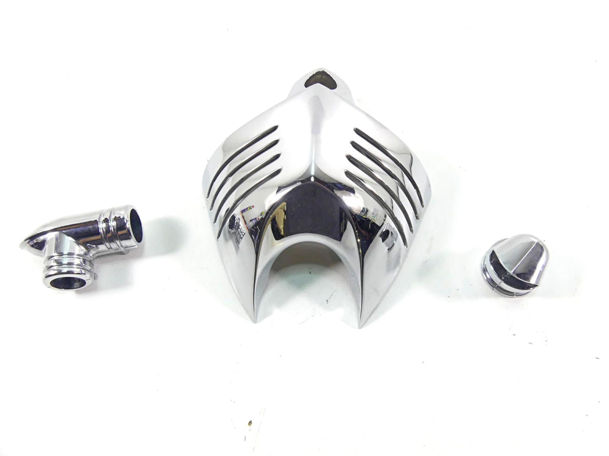 2007 Harley Touring FLHRSE CVO Road King Kuryakyn Chrome V Horn Cover 8128 {{ shop.shopifyCountryName }} - Mototech271