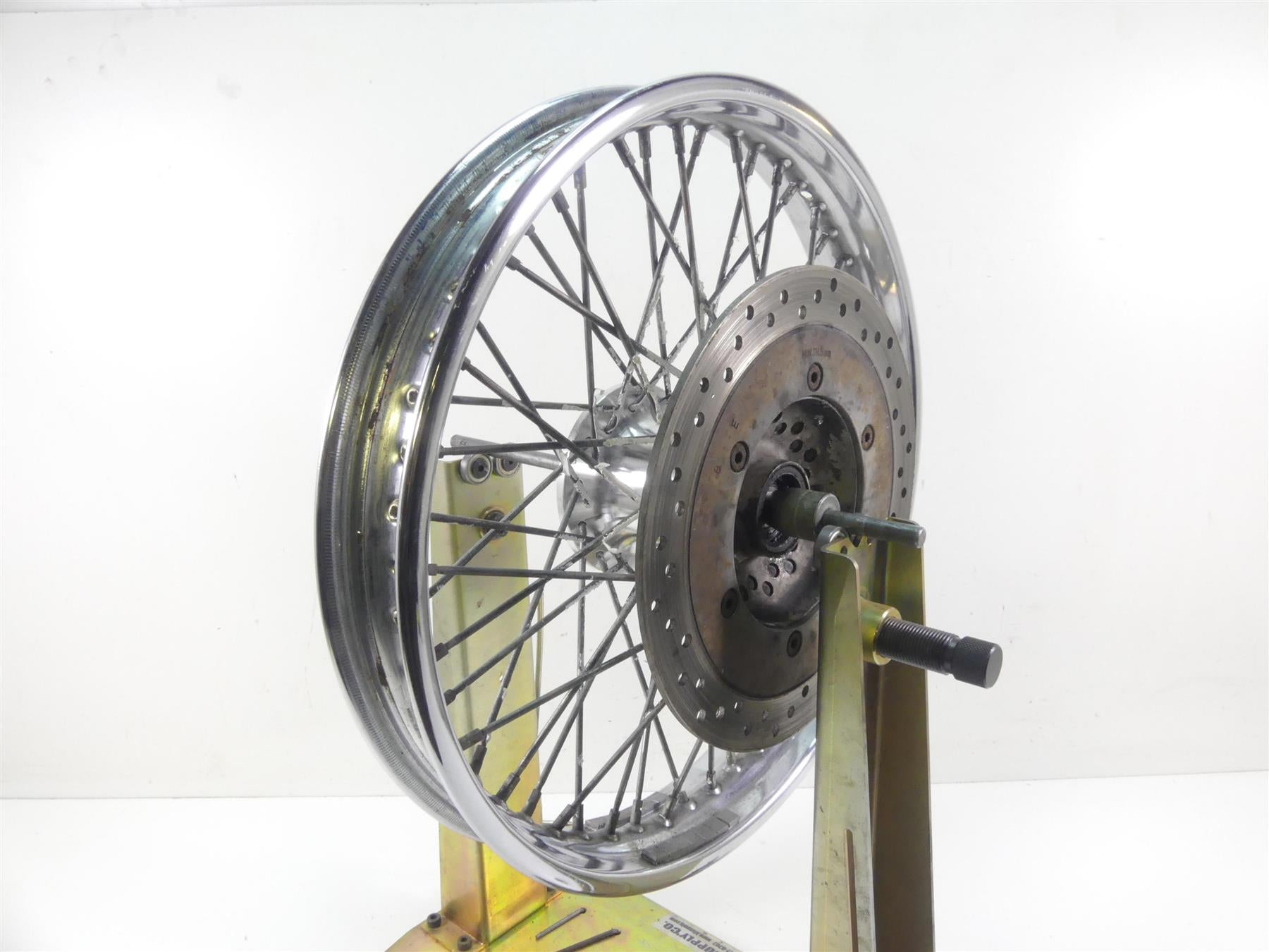 2003 Honda VT750 DC Shadow Spirit Front 19x2.15 Wheel Rim - Read 44650-MCL-020 {{ shop.shopifyCountryName }} - Mototech271