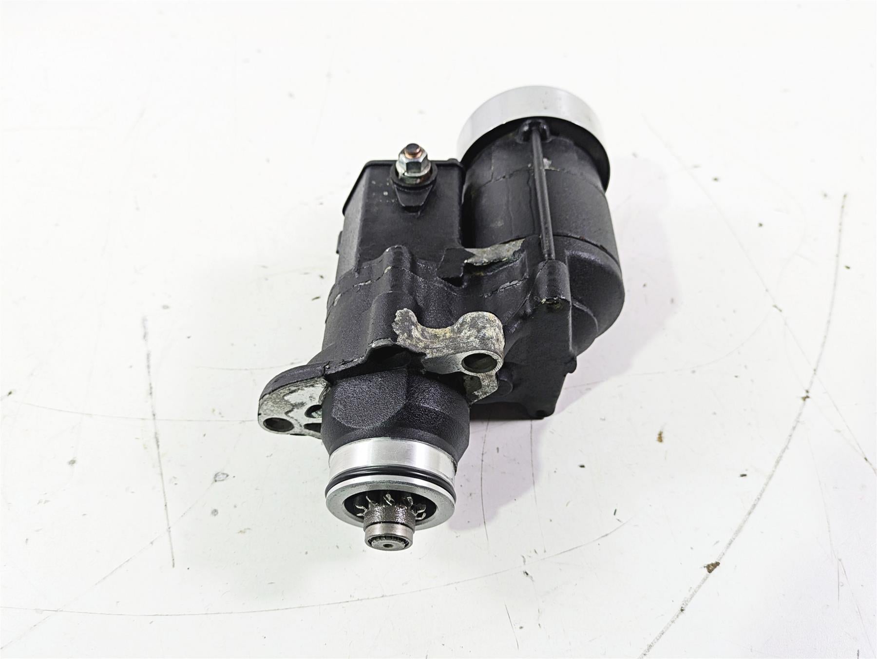 2007 Harley FXDWG Dyna Wide Glide Engine Starter Motor + Cover 31618-06A {{ shop.shopifyCountryName }} - Mototech271