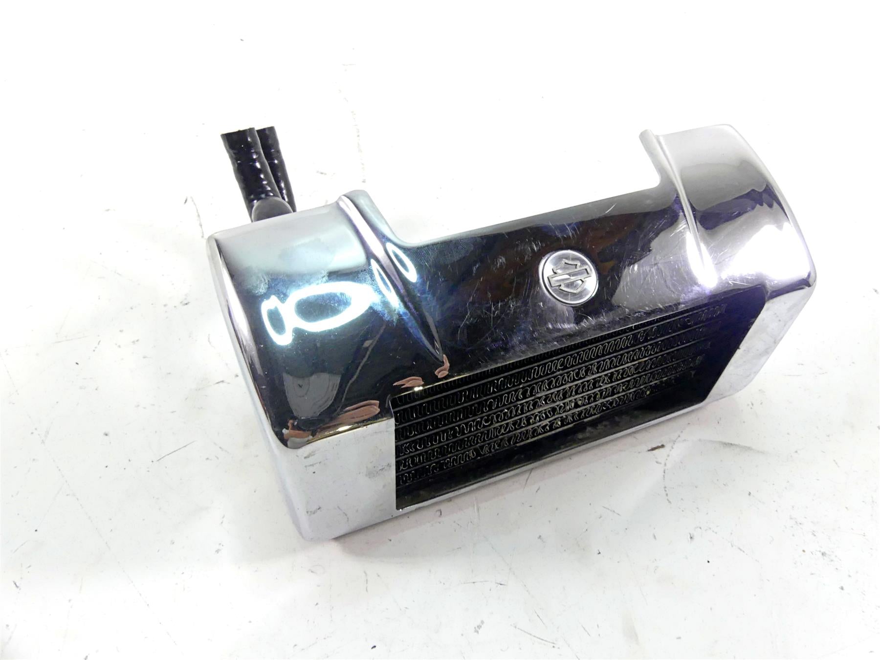 2006 Harley Touring FLHTCU SE E-Glide Oil Cooler + Chrome Cover & Hoses 62994-04 {{ shop.shopifyCountryName }} - Mototech271