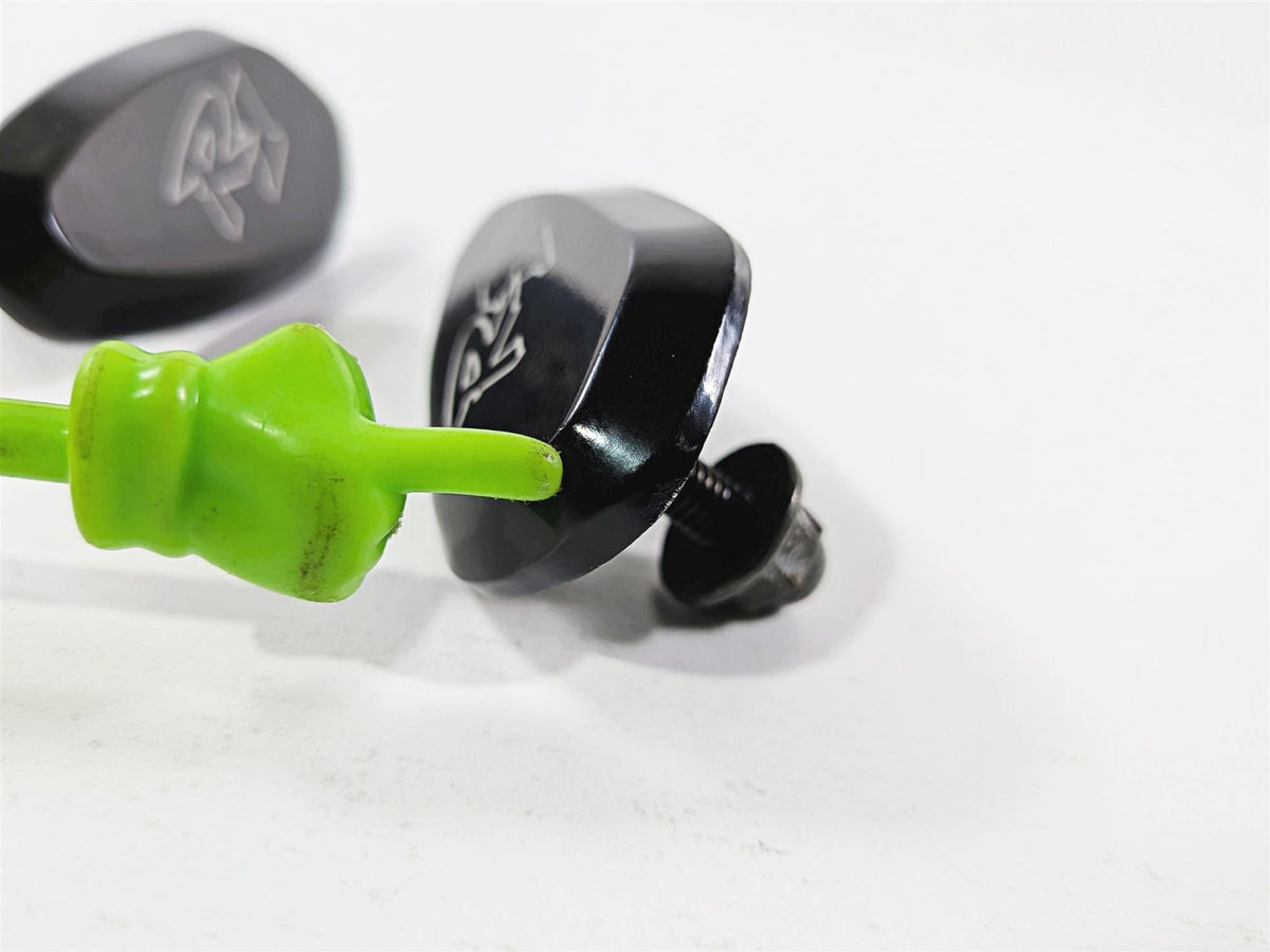2008 Yamaha YZF R1 RN19 Aftermarket Black Mirror Delete Caps {{ shop.shopifyCountryName }} - Mototech271