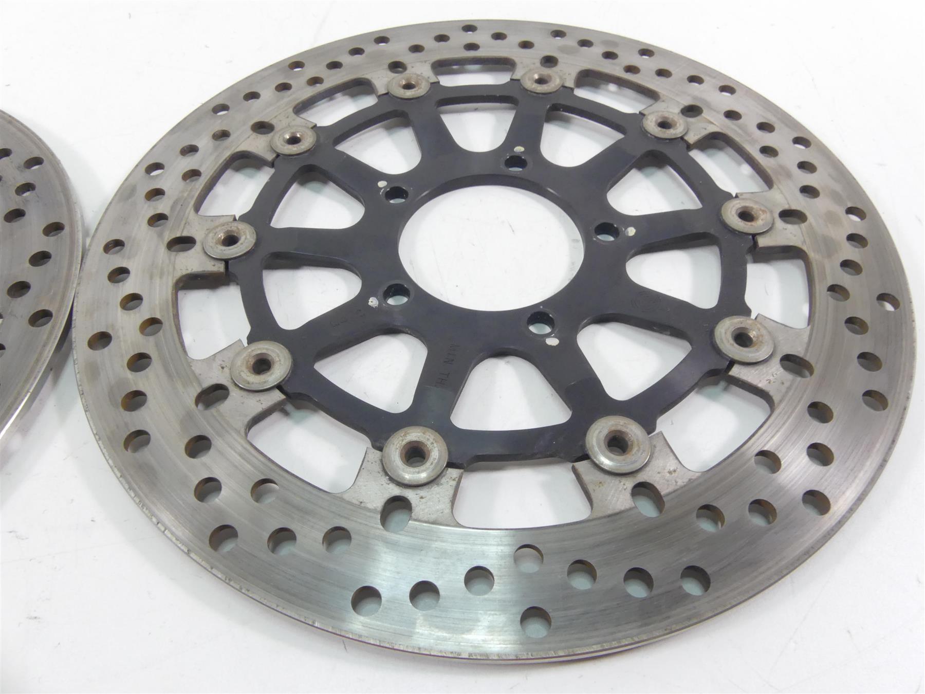2008 Ducati Hypermotard 1100 Front Brembo Brake Rotor Disc Set 49240921A {{ shop.shopifyCountryName }} - Mototech271
