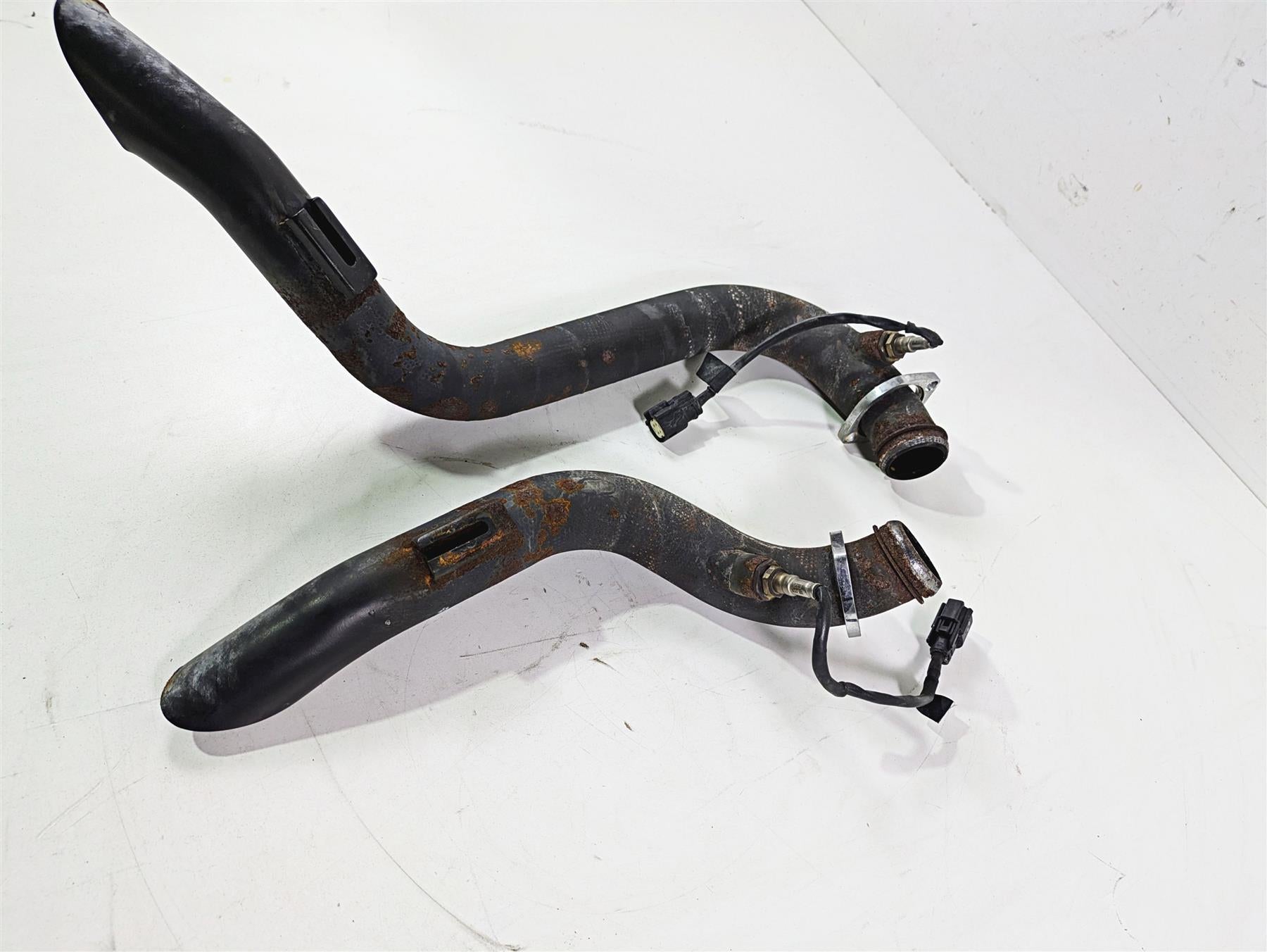 2021 Harley Softail FXST Standard Drag Pipe Exhaust System + o2 Sensors {{ shop.shopifyCountryName }} - Mototech271