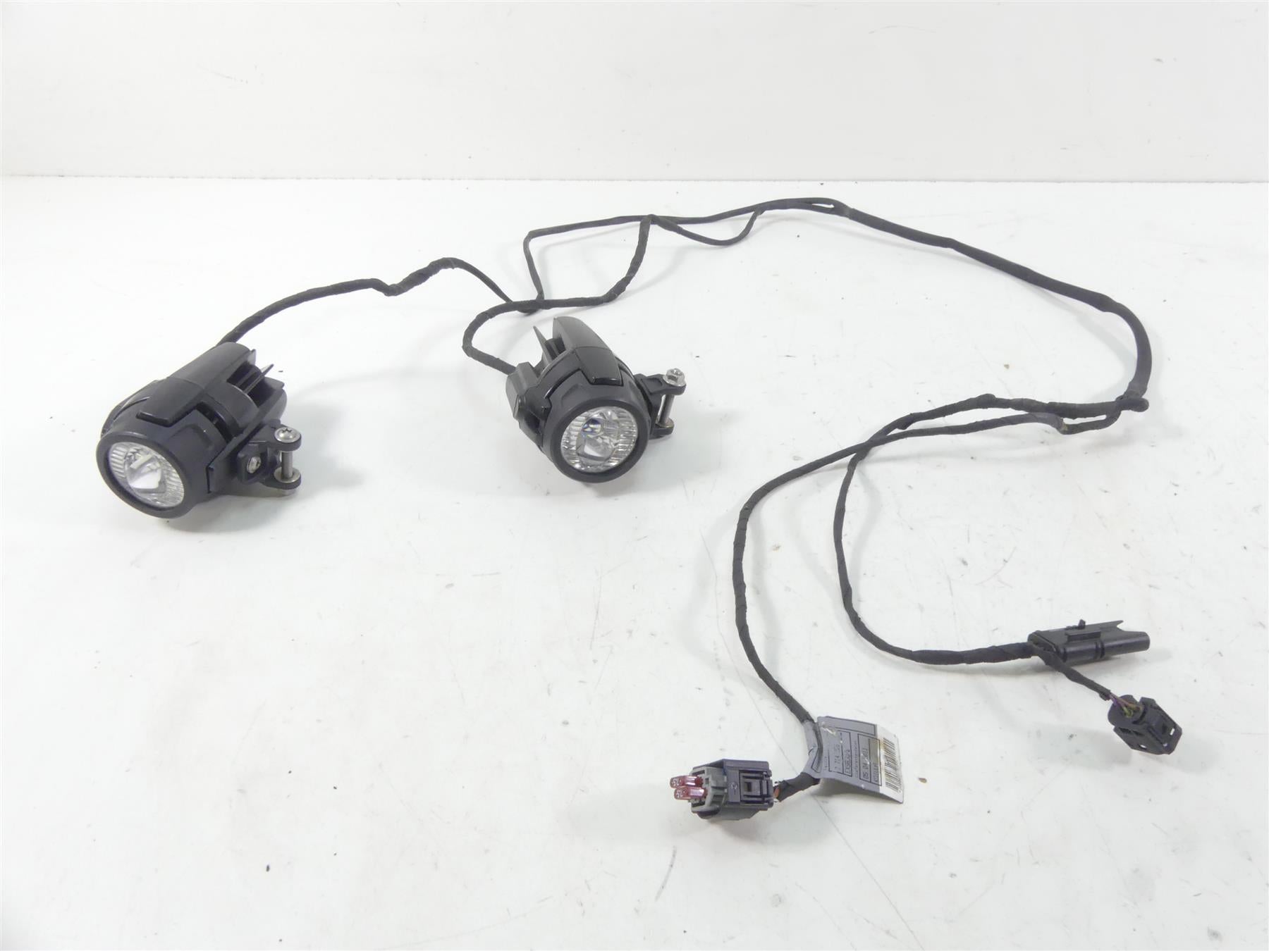 2011 BMW R1200GS K255 Adv Additional Fog Lights Lamps + Wiring 63127709430 | Mototech271