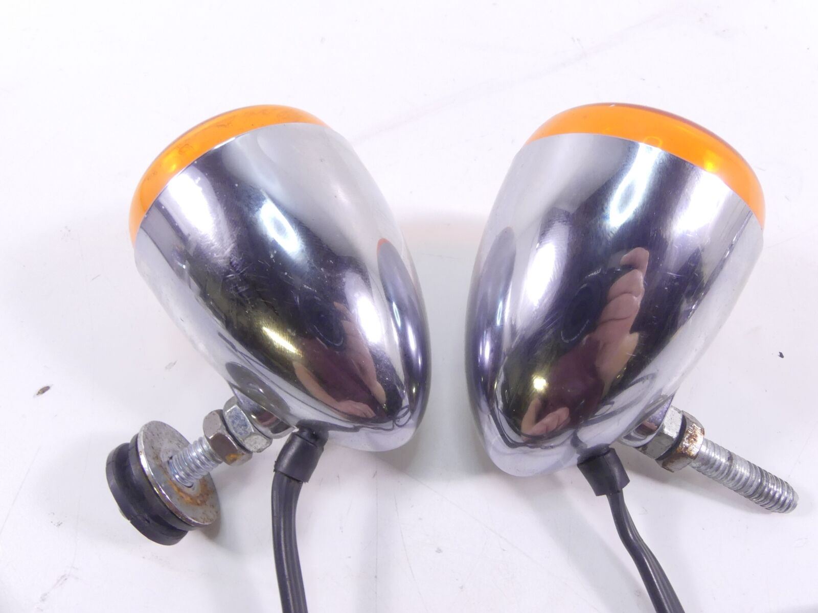 2004 Harley Touring FLHRSI Road King Front Blinker Turn Signal Set -Read 68972-0 {{ shop.shopifyCountryName }} - Mototech271