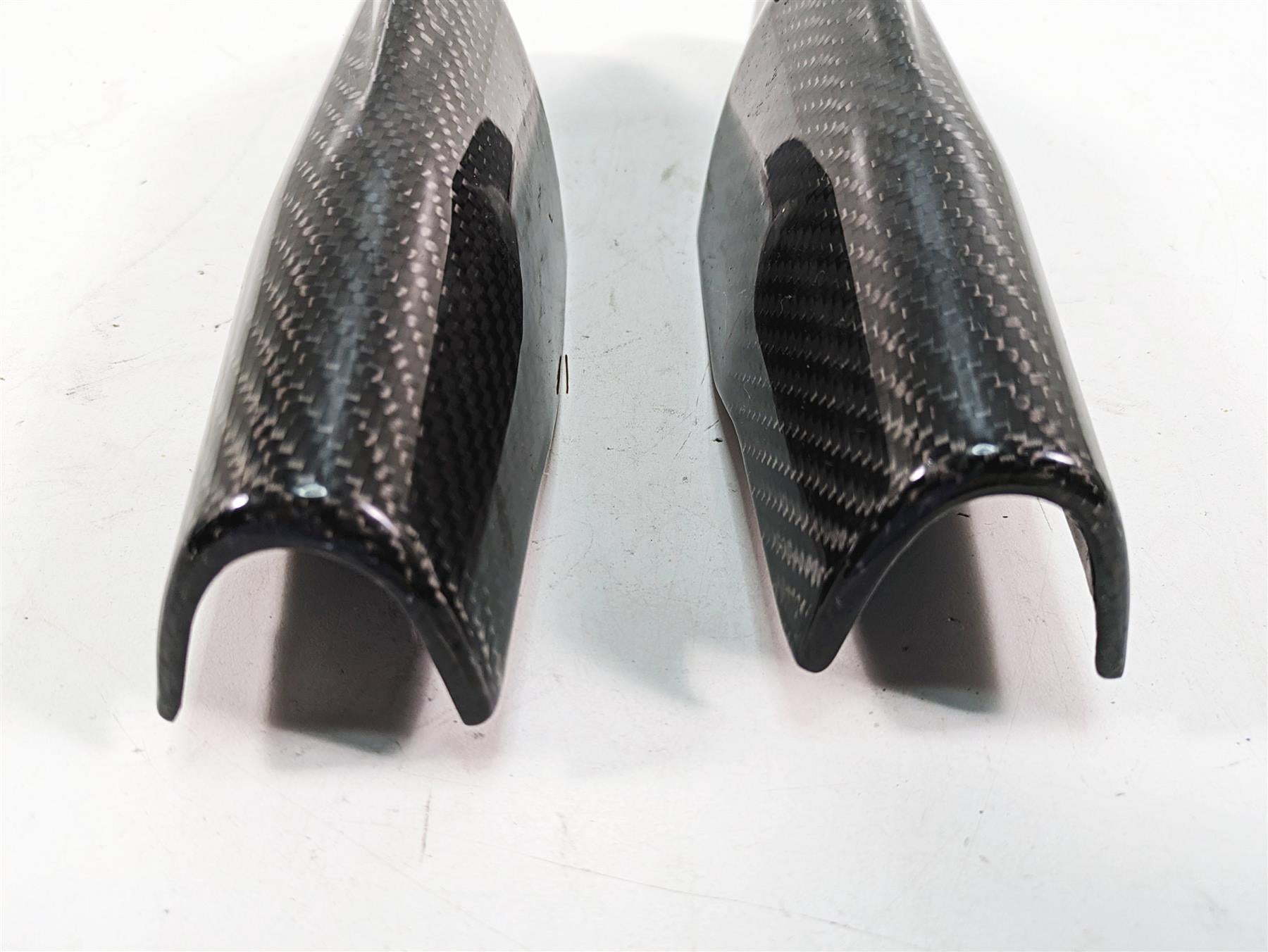 2011 Ducati Hypermotard 1100 Evo SP Front Fork Lower Carbon Guards 46012801E {{ shop.shopifyCountryName }} - Mototech271