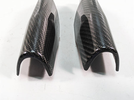 2011 Ducati Hypermotard 1100 Evo SP Front Fork Lower Carbon Guards 46012801E {{ shop.shopifyCountryName }} - Mototech271