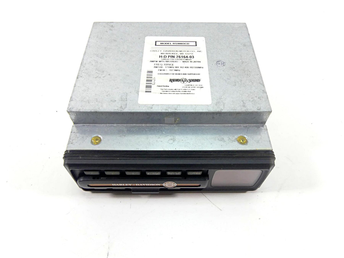 2003 Harley Touring FLHTCI E-Glide 100TH Radio Sound Stereo Cd Player 76164-03 {{ shop.shopifyCountryName }} - Mototech271