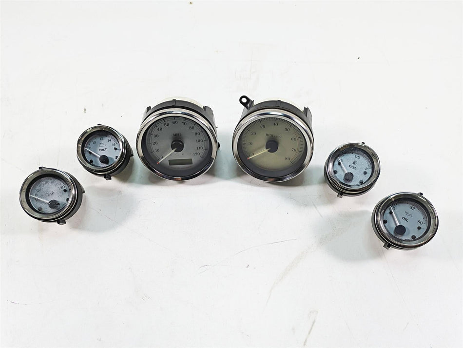 2006 Harley Touring FLHXI Street Glide Speedometer Tach Gauges Set Read 67261-08 {{ shop.shopifyCountryName }} - Mototech271