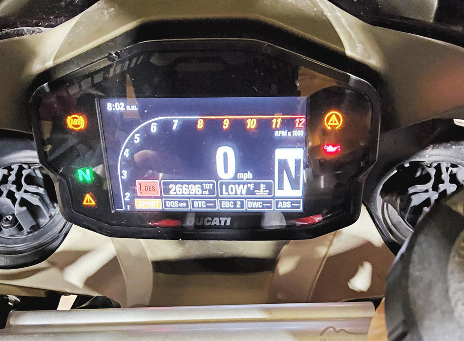 2016 Ducati Panigale 1299 S Speedometer Gauge Instrument Cluster 22K 40611171E {{ shop.shopifyCountryName }} - Mototech271