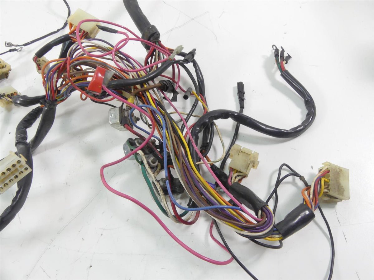 1989 Harley Touring FLTC Tour Glide Main Wiring Harness Loom - No Cuts 70985-89A {{ shop.shopifyCountryName }} - Mototech271