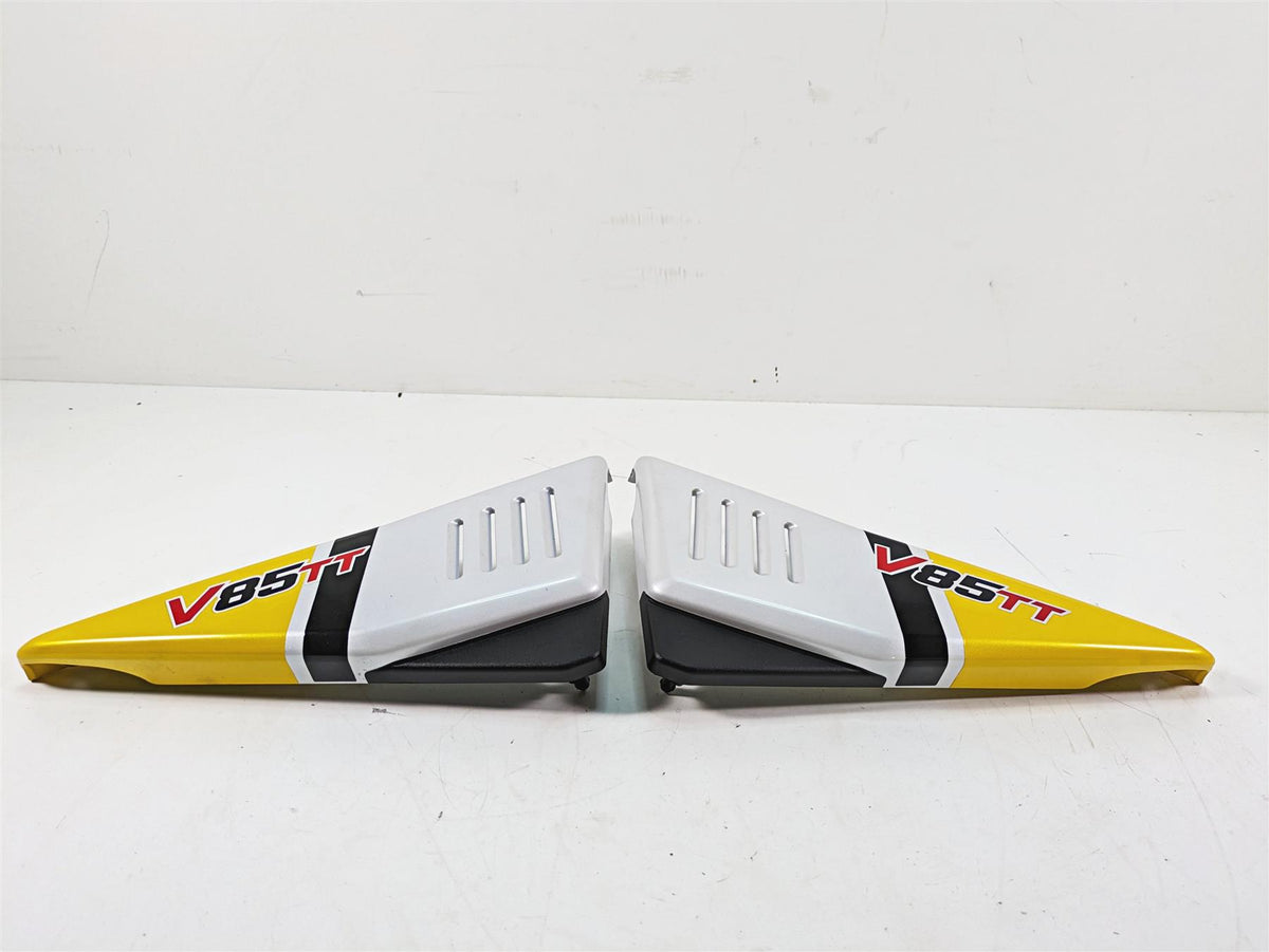 2020 Moto Guzzi V85 TT Adventure Triangle Side Cover Yellow Sahara 2H003214000Z1 {{ shop.shopifyCountryName }} - Mototech271