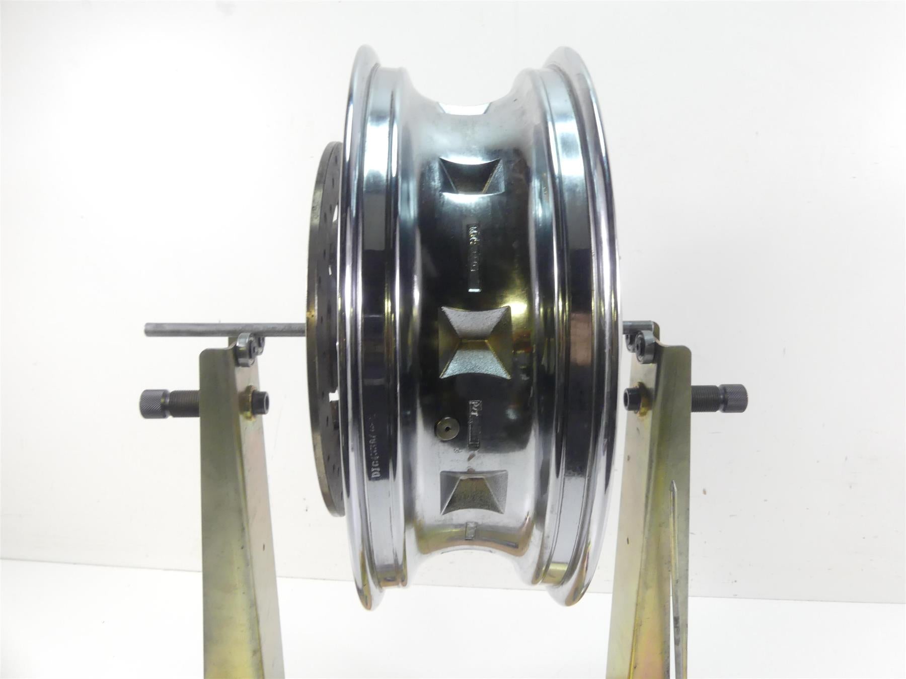 2009 Harley FLHTCU SE4 CVO E-Glide Straight Chrome 16x5 Rear Wheel Rim 42170-09 {{ shop.shopifyCountryName }} - Mototech271