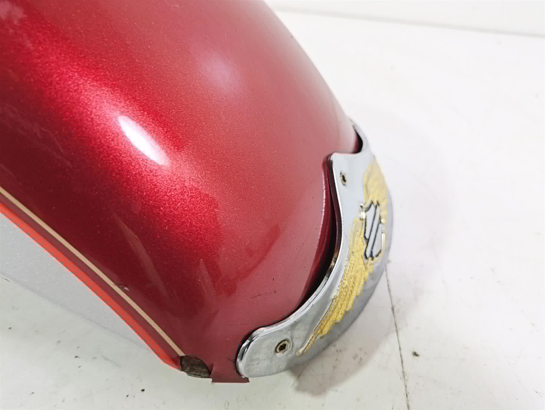 2004 Harley Softail FLSTF Fat Boy Front Fender Sierra Red - Bent 59139-00A {{ shop.shopifyCountryName }} - Mototech271