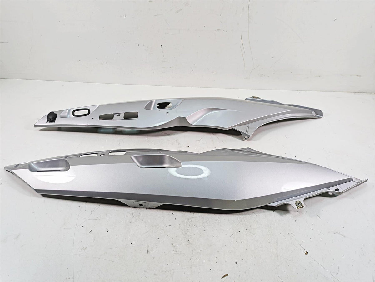 2007 BMW R1200RT K26 Tail Fairing Side Cover Set Titan Silver 46637681573 {{ shop.shopifyCountryName }} - Mototech271