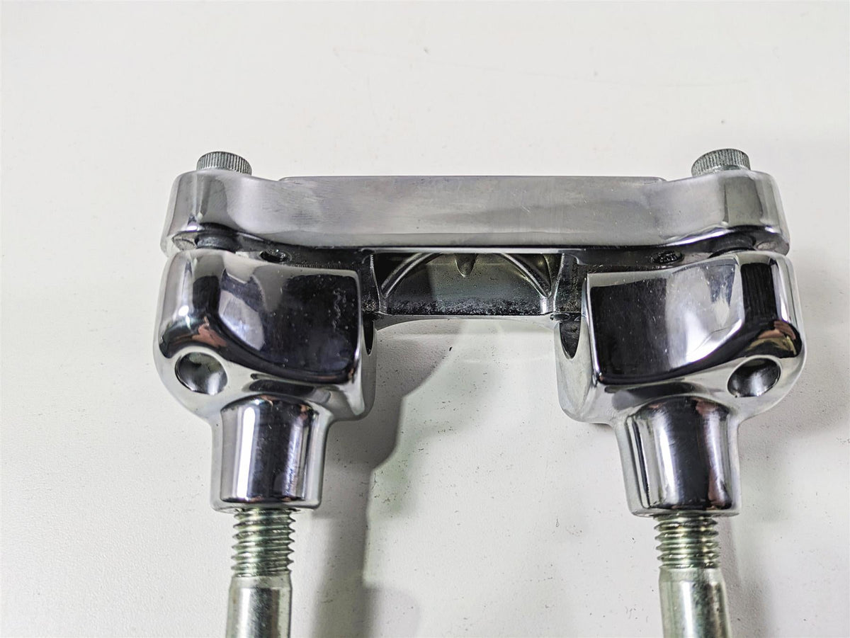 2003 Harley FLSTC Softail Heritage 100th Handlebar Holder Riser Set 56567-86B {{ shop.shopifyCountryName }} - Mototech271
