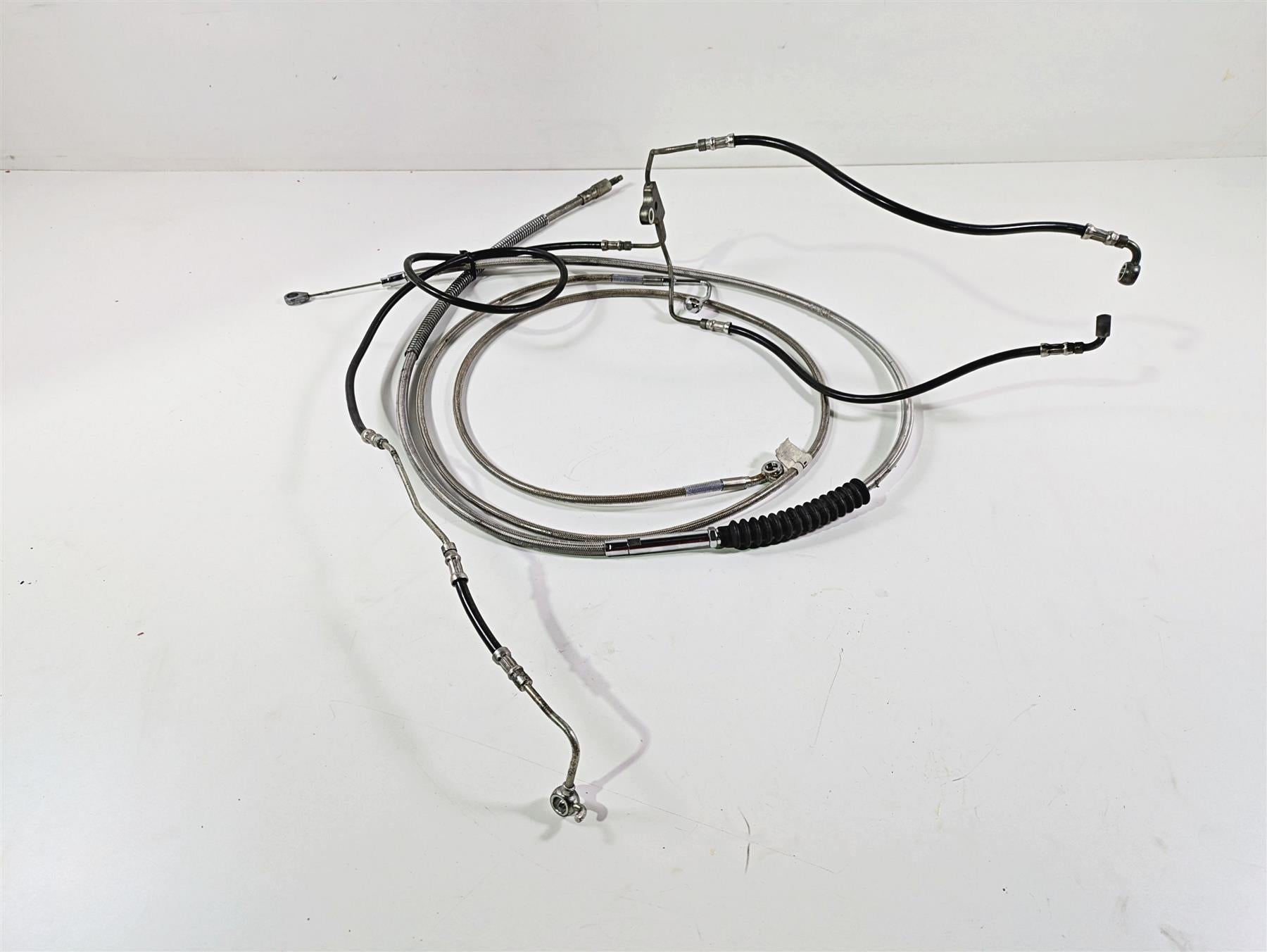 2010 Harley Touring FLHTK Electra Glide 12" Extended Front Abs Brake Line Set {{ shop.shopifyCountryName }} - Mototech271