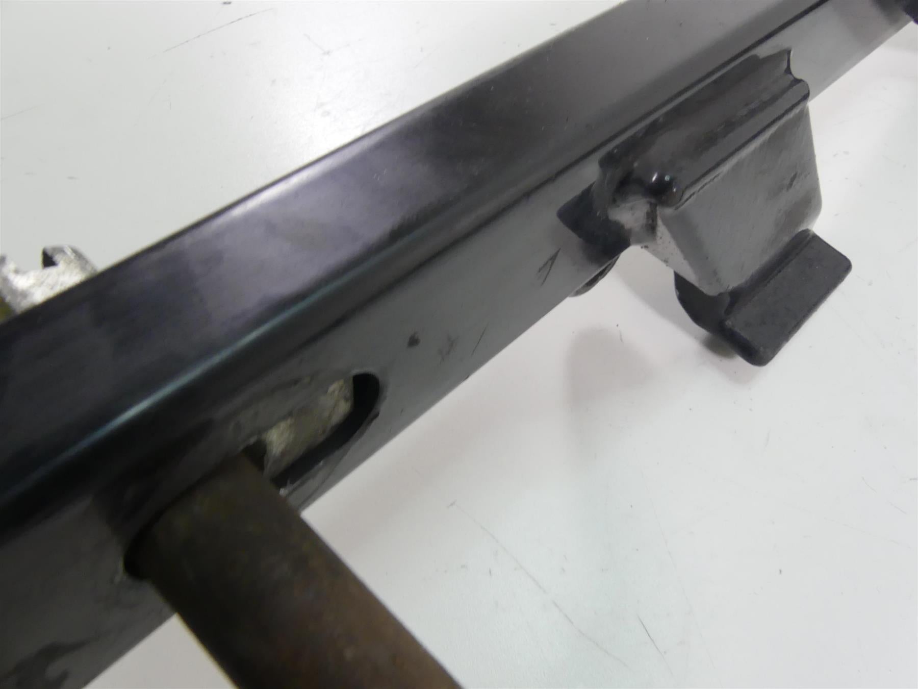 2003 Harley Dyna 100TH FXDL Low Rider Rear Swingarm Swing Arm + Axle 47820-00A {{ shop.shopifyCountryName }} - Mototech271