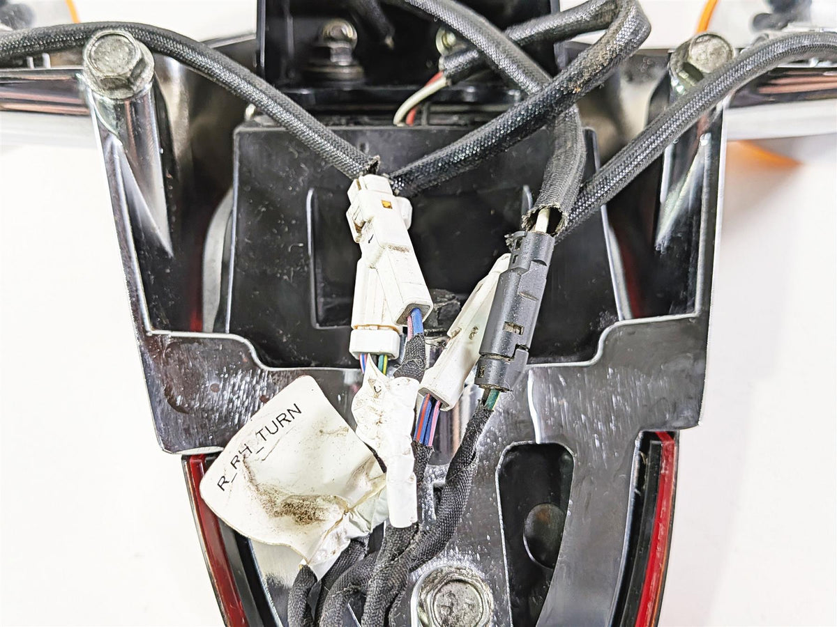 2015 Indian Chieftain Taillight Blinker Turn Signal Plate Holder Set 5138445-Mototech271