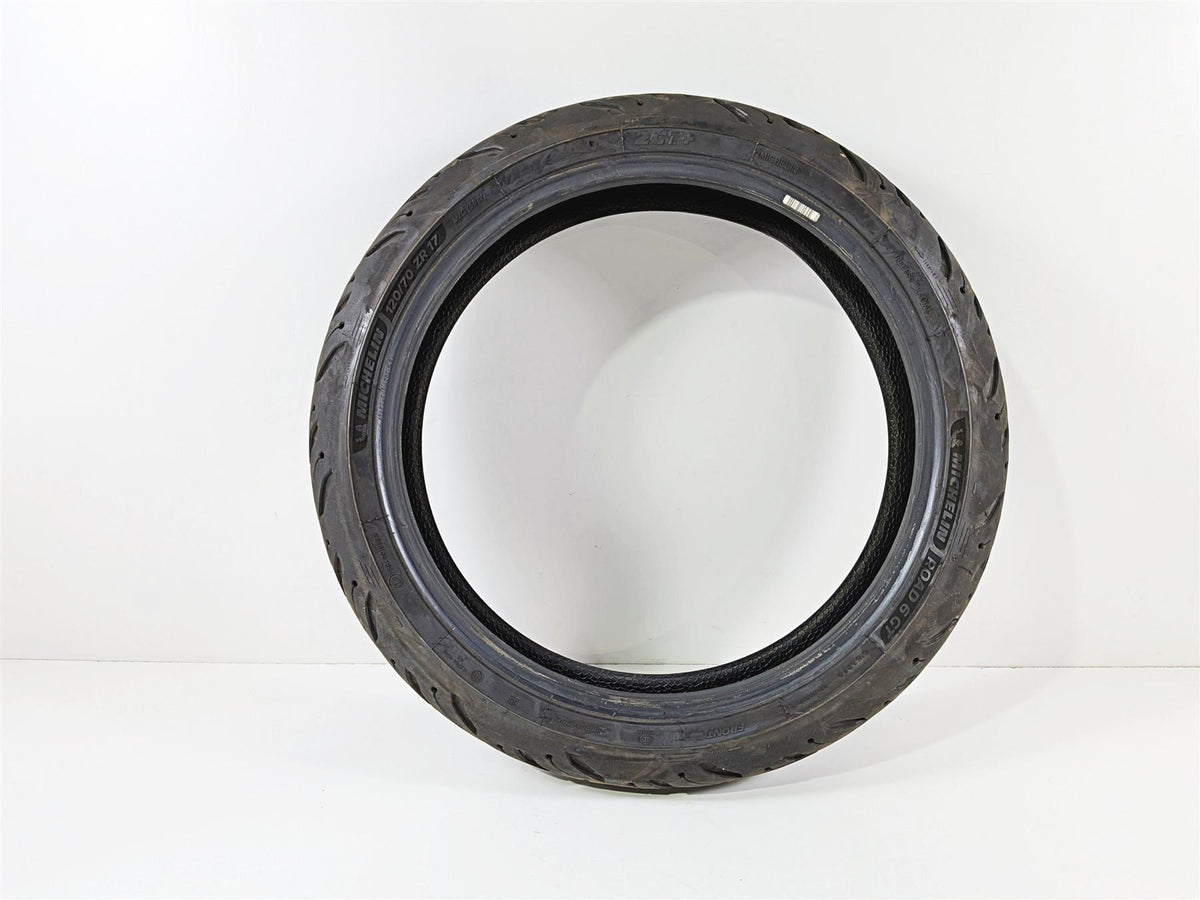 Used Front Motorcycle Tire Michelin Road 6 GT 2CT+ 120/70R17 26276 {{ shop.shopifyCountryName }} - Mototech271