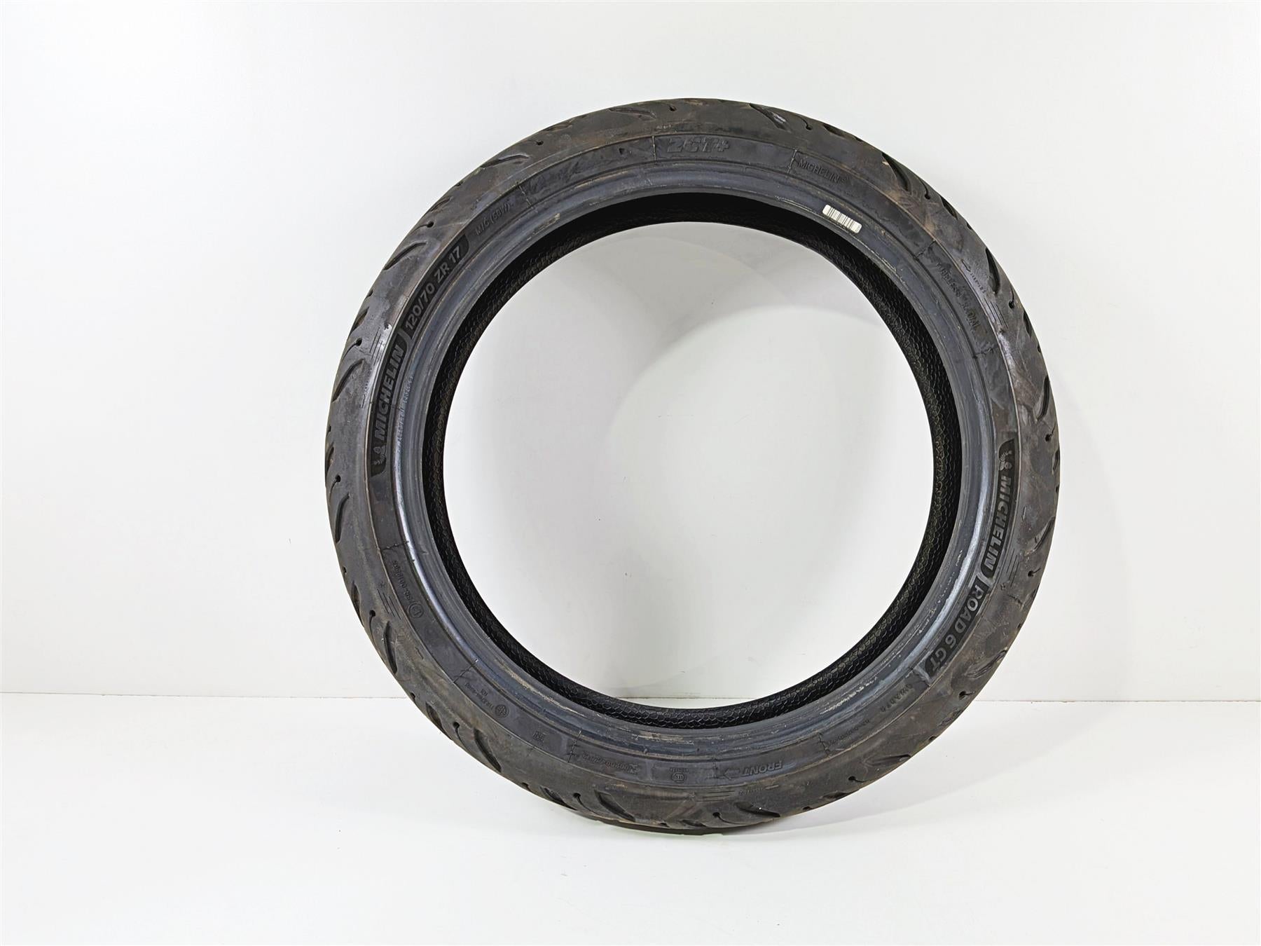 Used Front Motorcycle Tire Michelin Road 6 GT 2CT+ 120/70R17 26276 {{ shop.shopifyCountryName }} - Mototech271
