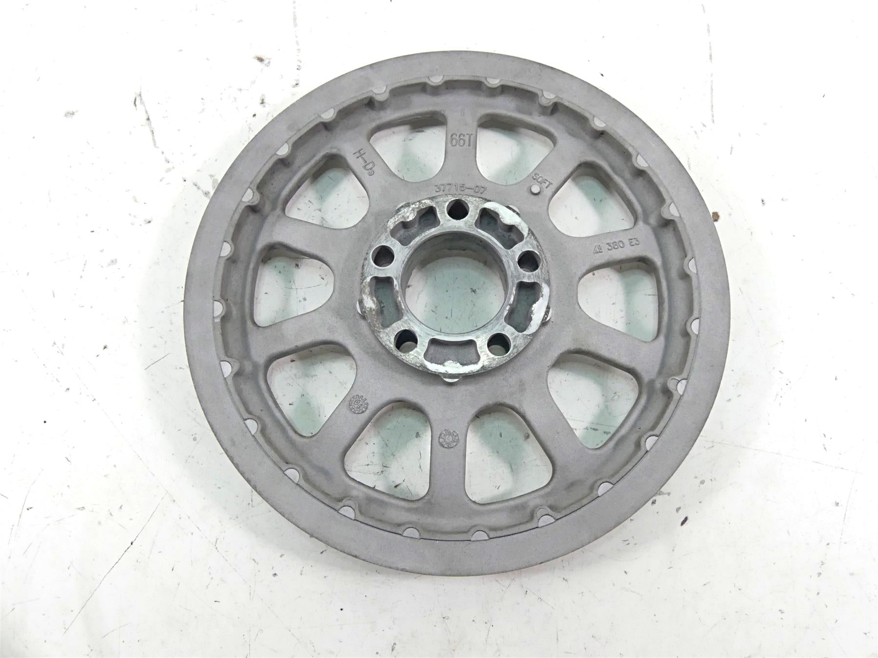 2011 Harley Softail FLSTF Fat Boy Drive Belt Pulley Sprocket 66T 20mm 37715-07 {{ shop.shopifyCountryName }} - Mototech271
