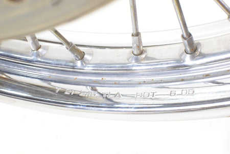 2006 Harley FXDWGI Dyna Wide Glide Strgt Front Wheel Rim 21x2.15 -Rust 43647-06A {{ shop.shopifyCountryName }} - Mototech271