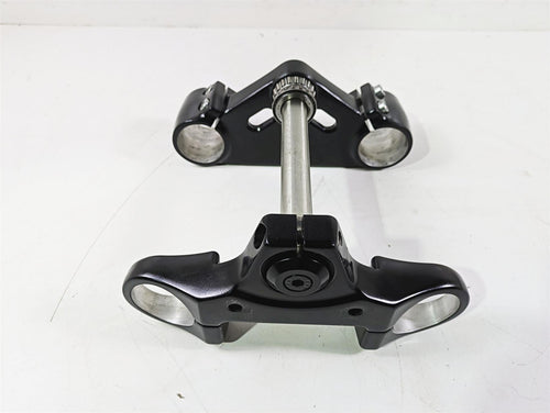 2010 Harley VRSCF Muscle Rod Black Upper Lower Triple Tree Clamp Set 46892-09A | Mototech271