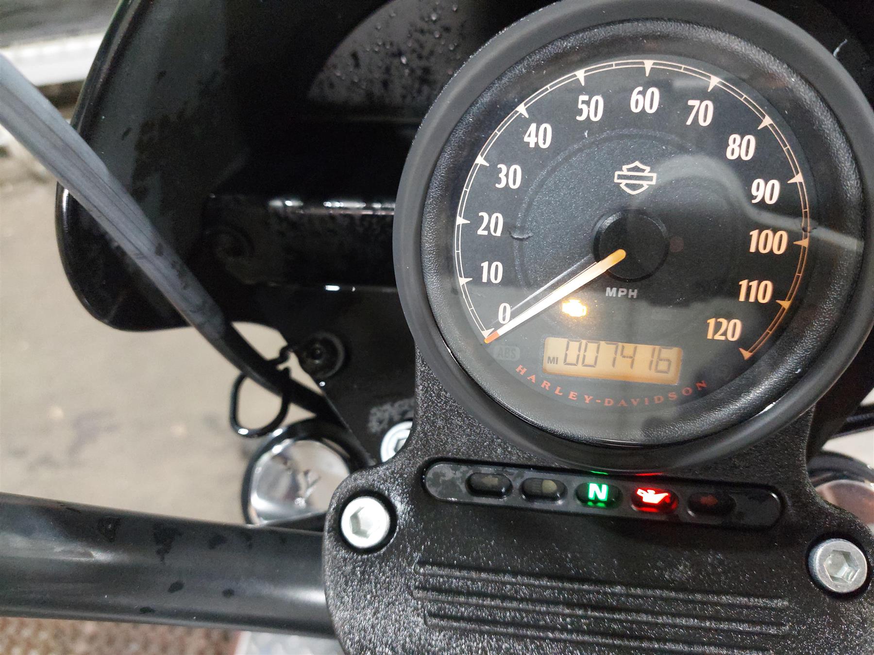 2020 Harley Sportster XL1200 NS Iron Speedometer Gauge Instrument 7K 70900215A {{ shop.shopifyCountryName }} - Mototech271