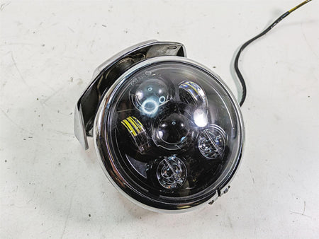 2005 Harley Dyna FXDL Low Rider Led Headlight Head Light + Visor 5-3/4" 69675-05 {{ shop.shopifyCountryName }} - Mototech271